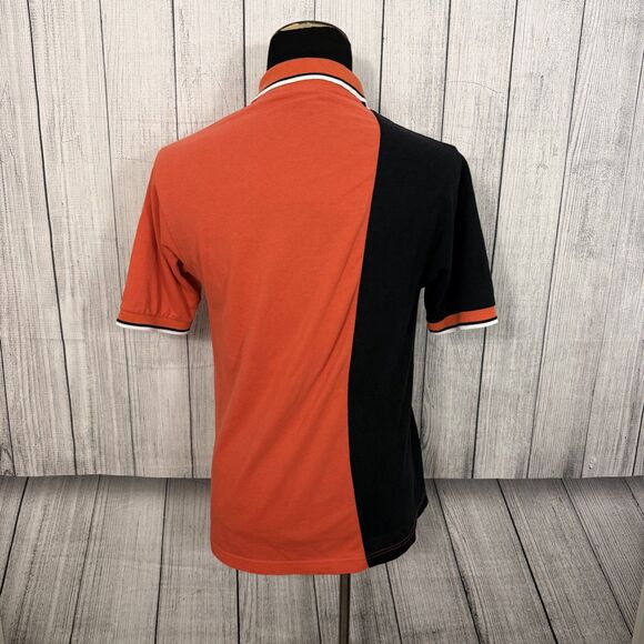 VTG Disney Parks Men's Med Red & Black Mickey Mouse Golf Embroidered Polo Shirt - Picture 4 of 7